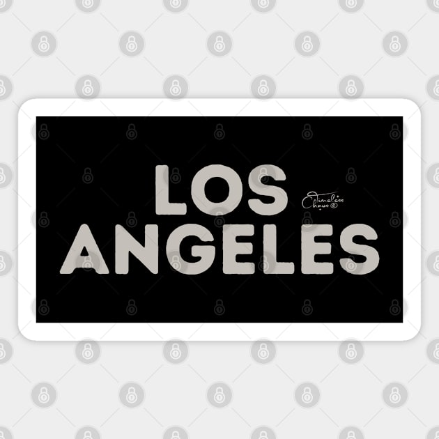 Los Angeles Magnet by Timeless Chaos